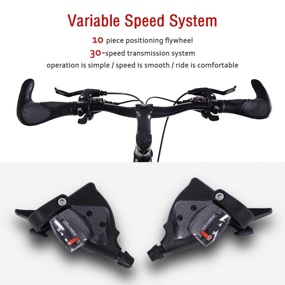 Amazon | 折りたたみ自転車26インチ、30速折りたたみマウンテン